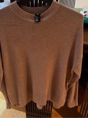 H&M Women's Crewneck Sweater in Warm Brown